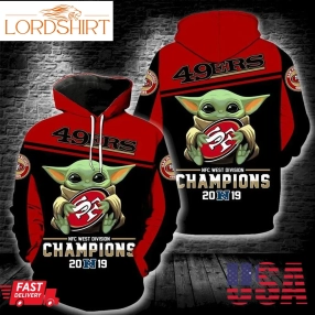 San Francisco 49Ers Champions 2019 Baby Yoda Full Print V1566