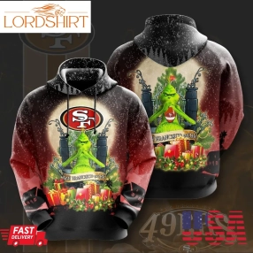 San Francisco 49Ers Grinch Snow Christmas Full Printed 3D Hoodie