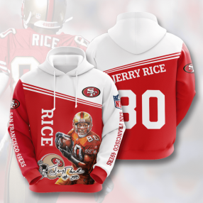 San Francisco 49Ers Jerry Rice 3D Hoodie For Men For Women All Over Printed Hoodie