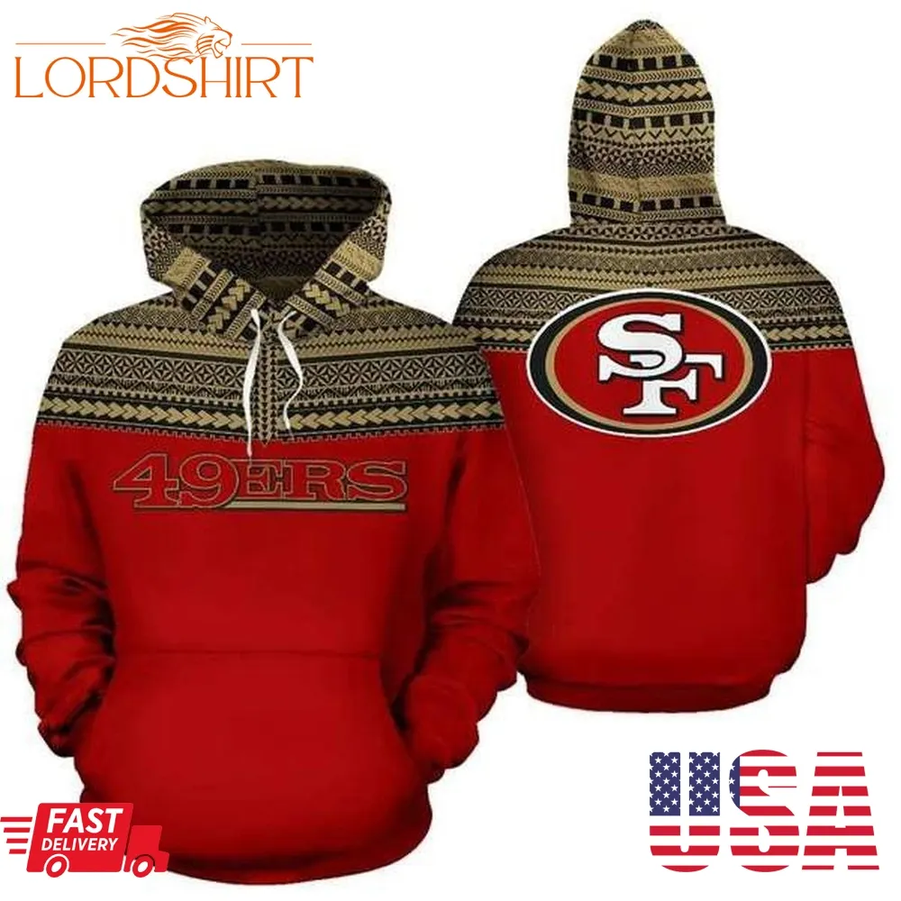 San Francisco 49Ers Ncaa Football Maori Tattoo 3D Hoodie For Men For Women San Francisco 49Ers All Over Printed Hoodie San Francisco 49Ers 3D Full Printing Shirt