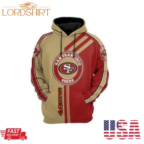 San Francisco 49Ers Nfl Football Big Logo Men And Women Hoodie