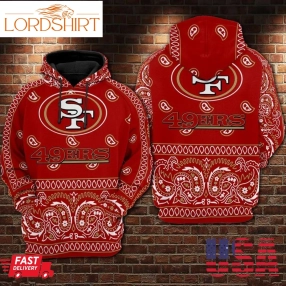 San Francisco 49Ers Nfl Football Red 3D Hoodie Sweatshirt For Fans Men Women San Francisco 49Ers All Over Printed Hoodie San Francisco 49Ers 3D Full Printing Shirt