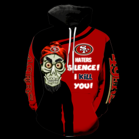 San Francisco 49Ers Skull Full All Over Print K1188 Hoodie Zipper