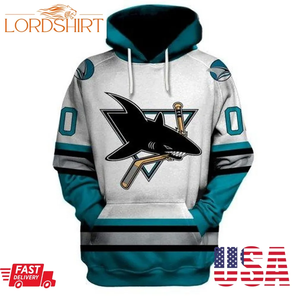 San Jose Shark Anniversary Hockey Men And Women 3Dfull Printing Hoodie