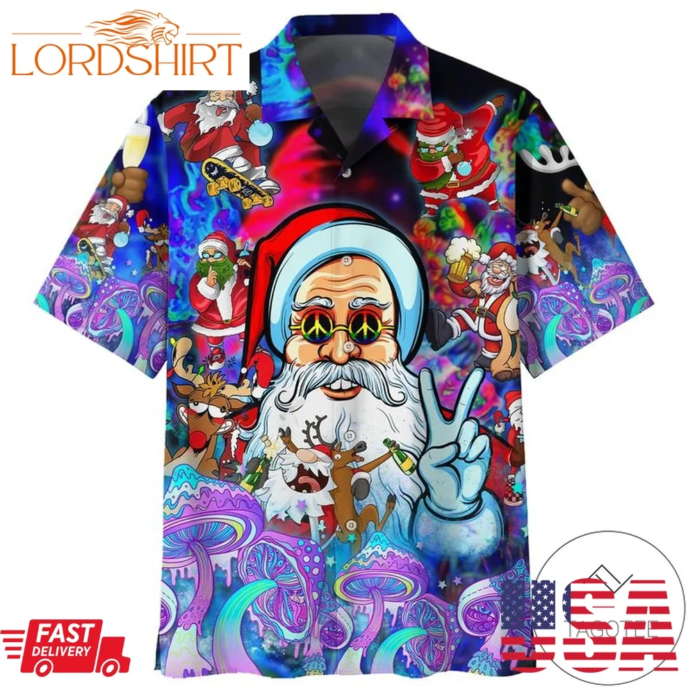 Santa Christmas Fantasy Hawaiian Shirt