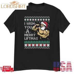 Santa Fitness Workout Christmas Shirt