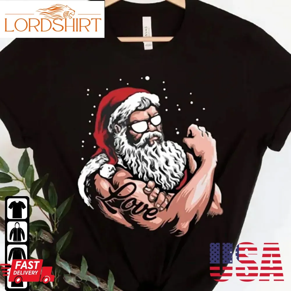 Santa Fitness Workout Shirt Christmas No Lift No Gift Unisex Gift For Lovers