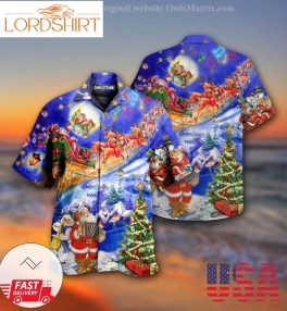 Santa Love Christmas Everytime Limited Hawaiian Shirt