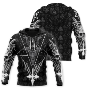 Satanic Satan Men And Women 3D Full Printing Hoodie Shirt Satanic Satan 3D Full Printing Shirt