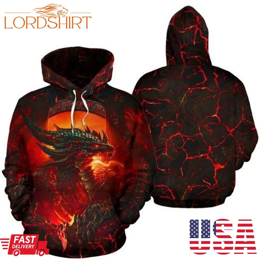 Scary Dragon Roaing Fire 3D Hoodie For Men For Women Scary Dragon All Over Printed Hoodie Scary Dragon 3D Full Printing Shirt