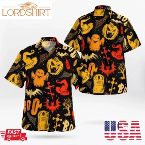 Scary Halloween Night Rising Pumpkin Ghost Spooky 3D Hawaii Shirt, All Over Print, 3D Tshirt, Hoodie, Sweatshirt, Long Sleeve, Aop Shirt, Gift Shirts