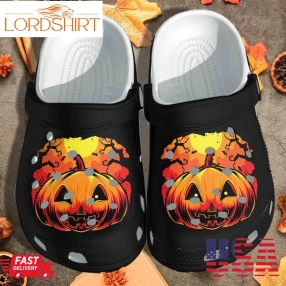 Scary Pumpkin Dark Night Crocs Shoes Clog   Halloween Crocs Crocband Clog Birthday Gift For Man Woman