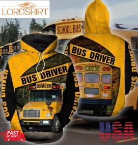 School Bus Driver 3D Hoodie For Men For Women All Over Printed Hoodie