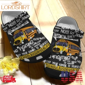 School Bus Driver Personalized Clog Custom Crocs Comfortablefashion Style Comfortable For Women Men Kid Print 3D