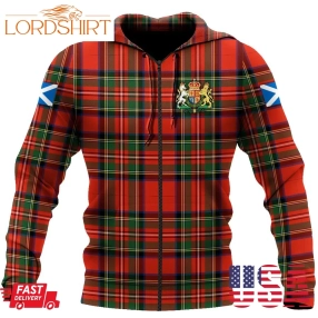 Scotland Tartan 3D All Over Printed Zipped Hoodie For Men And Women Mh2007202