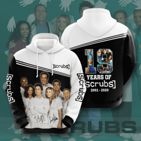 Scrubs Movie Character Anniversary 19 Years 3D Hoodie For Men For Women All Over Printed Hoodie Shirt 2020