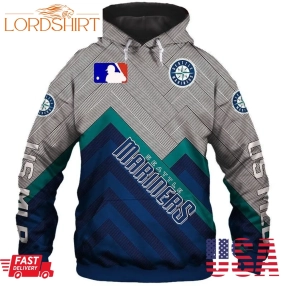 Seattle Mariners Pullover And Zippered Hoodies Custom 3D Seattle Mariners Graphic Printed 3D Hoodie All Over Print Hoodie For Men For Women