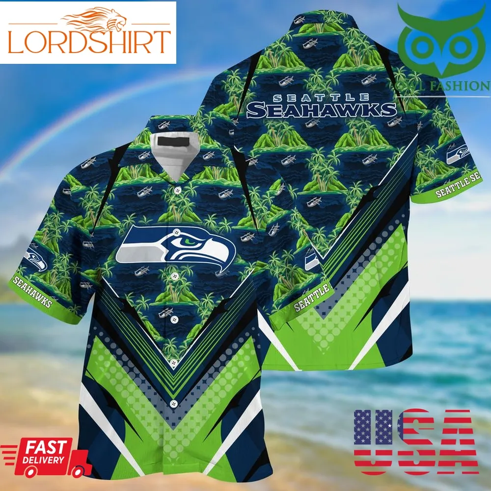 Seattle Seahawks Tropical Summer Hawaiian Shirt