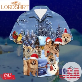 Shop Chow Chow Christmas Authentic Hawaiian Shirt 2023