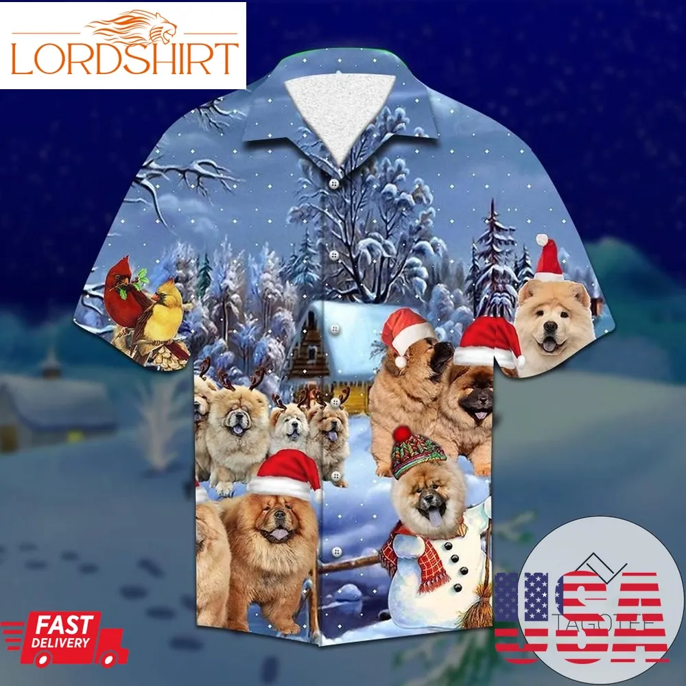 Shop Chow Chow Christmas Authentic Hawaiian Shirt 2023