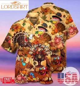 Shop Hawaiian Aloha Shirts Happy Turkey Day Thanksgiving