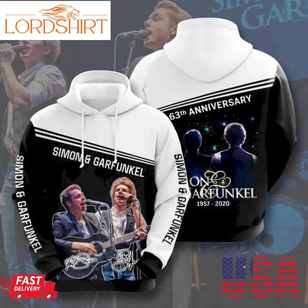 Simon Garfunkel 1957 2020 63Th Anniversary All Over Print Hoodie 3D