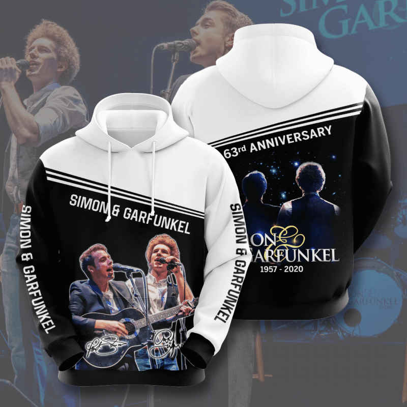 Simon Garfunkel 1958 1920 63Rd Anniversary 3D Hoodie Sweatshirt