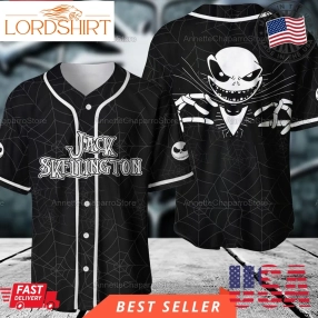 Skellington Horror Venom Venom Jack Halloween Baseball Jersey