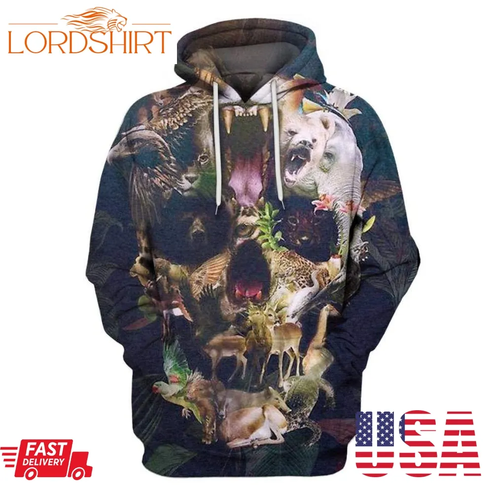 Skull 3D Hoodie 013