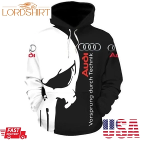 Skull Audi Vorsprung Durch Technik Men And Women 3D Full Printing Hoodie Shirt Skull Audi Vorsprung Durch Technik 3D Full Printing Shirt