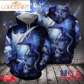 Skull Dragon Pullover And Zip Pered Hoodies Custom 3D Graphic Printed 3D Hoodie All Over Print Hoodie For Men For Women