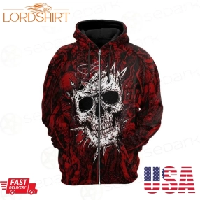 Skull Satan Background 3D Hoodie For Men For Women All Over Printed Hoodie