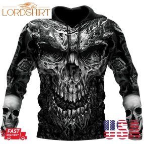 Skull Skeleton New Cloth Winter 3D Zip Hoodie