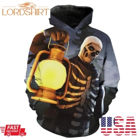 Skull Trooper Fortnite Hoodie 3D