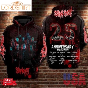 Slipknot 25Th Anniversary Men And Women 3D Full Printing Hoodie Shirt