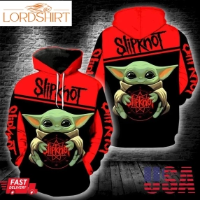 Slipknot Baby Yoda New Full All Over Print K1395 Hoodie