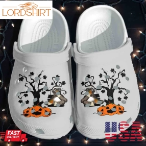 Sloth Is Eating Pumpkin Shoes Clog   Halloween Crocs Crocband Clog Birthday Gift For Man Women