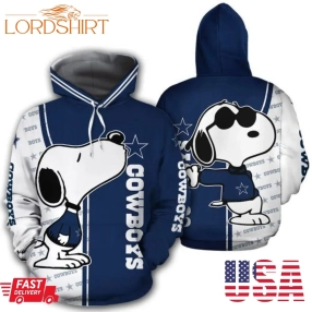 Snoopy Dallas Cowboys Men And Women 3D Full Printing Hoodie Shirt Snoopy Dallas Cowboys Nfl 3D Full Printing Shirt Dallas Cowboys Custom 3D All Over Printed Shirt