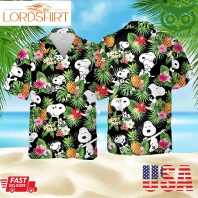 Snoopy Dog Cartoon Hawaiian Summer Aloha Outfit