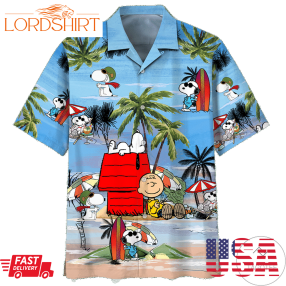 Snoopy Summertime Peanuts Hawaiian Shirtpng