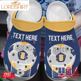 Soccer 3 Personalized Clog Custom Crocs Comfortablefashion Style Comfortable For Women Men Kid Print 3D