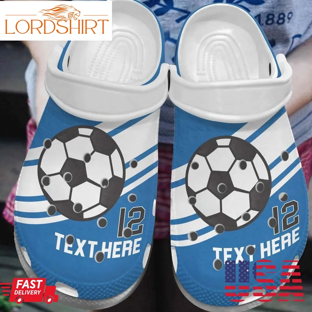 Soccer 4 Personalized Clog Custom Crocs Comfortablefashion Style Comfortable For Women Men Kid Print 3D