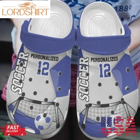 Soccer 5 Personalized Clog Custom Crocs Comfortablefashion Style Comfortable For Women Men Kid Print 3D