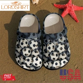 Soccer Personalize Clog Custom Crocs Clog On Sandal Fashion Style Comfortable For Women Men Kid