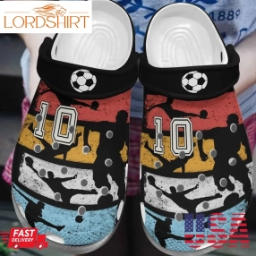 Soccer Personalize Clog Custom Crocs Fashionstyle Comfortable For Women Men Kid Print 3D Go Ahead