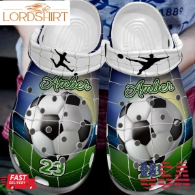 Soccer Personalize Clog Custom Crocs Fashionstyle Comfortable For Women Men Kid Print 3D Love Of My Life