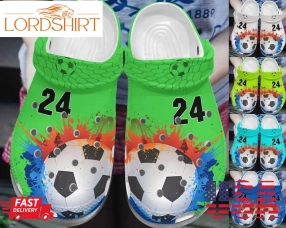 Soccer Personalize Clog Custom Crocs Fashionstyle Comfortable For Women Men Kid Print 3D To The Ball Personalized