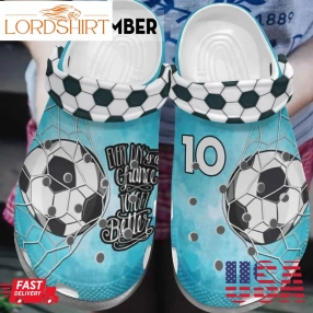 Soccer Personalized Clog Custom Crocs Comfortablefashion Style Comfortable For Women Men Kid Print 3D Be Better