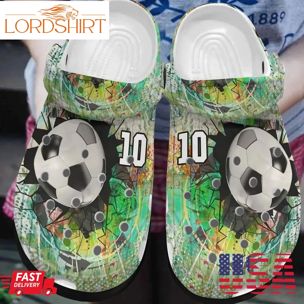 Soccer Personalized Clog Custom Crocs Comfortablefashion Style Comfortable For Women Men Kid Print 3D Be The Best