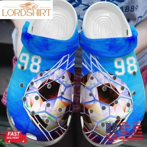 Soccer Personalized Clog Custom Crocs Comfortablefashion Style Comfortable For Women Men Kid Print 3D Cool Player